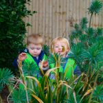 Children playing in park